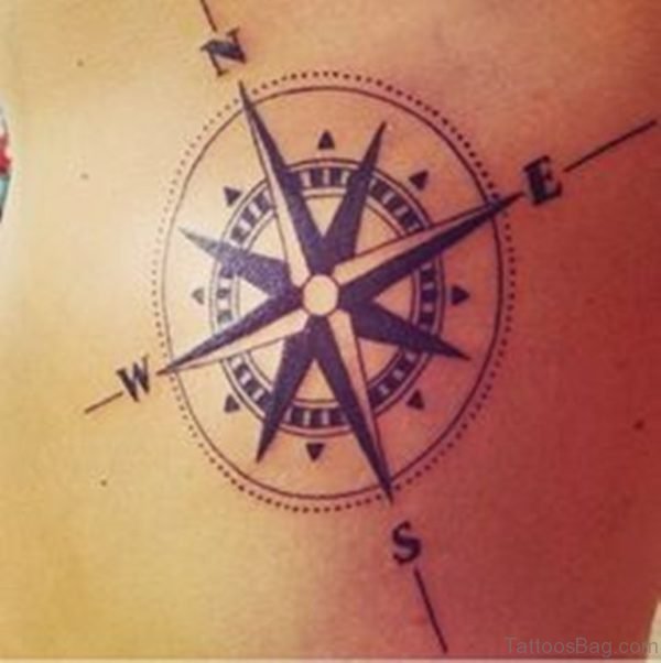 Nice Compass Tattoo 