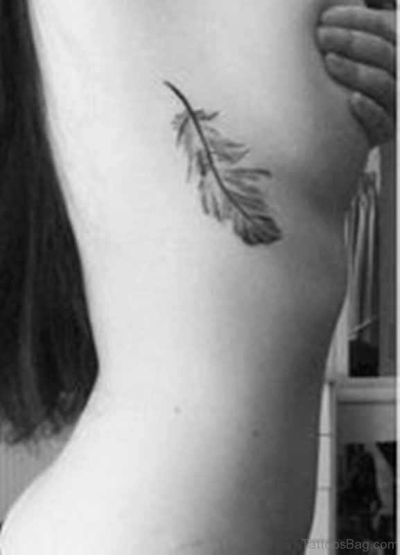 Nice Feather Tattoo 