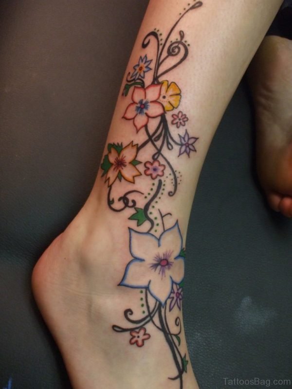 Nice Flower Tattoo