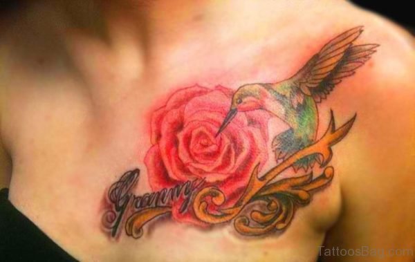 Nice Hummingbird Tattoo