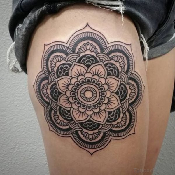 Nice  Mandala Tattoo Design