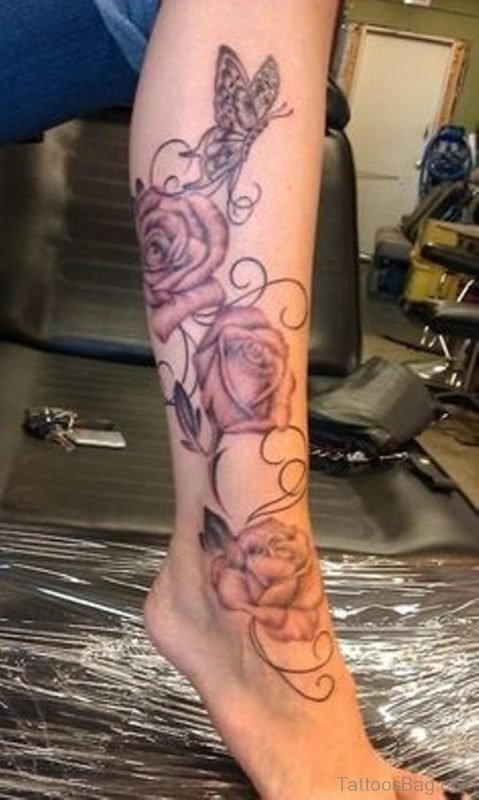 Nice Rose Tattoo 
