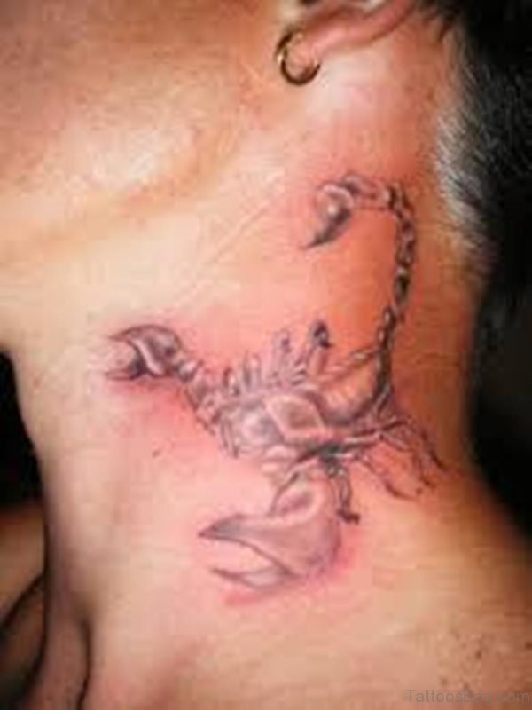 Nice Scorpion Tattoo 