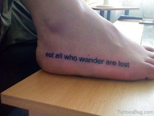 No All Who Wander Are Lost
