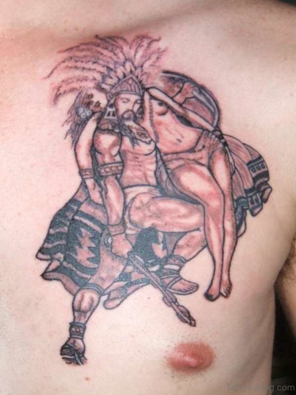 Outstanding Aztec Tattoo