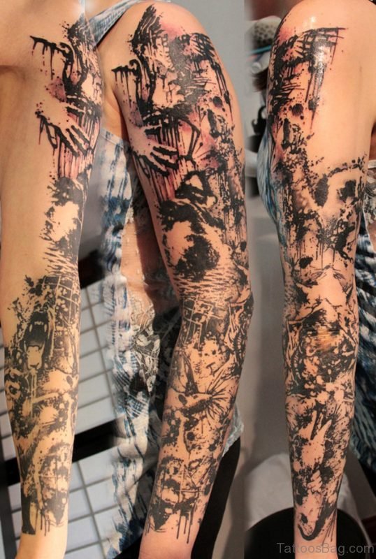 Outstanding Full Sleeve Tattoo For Men