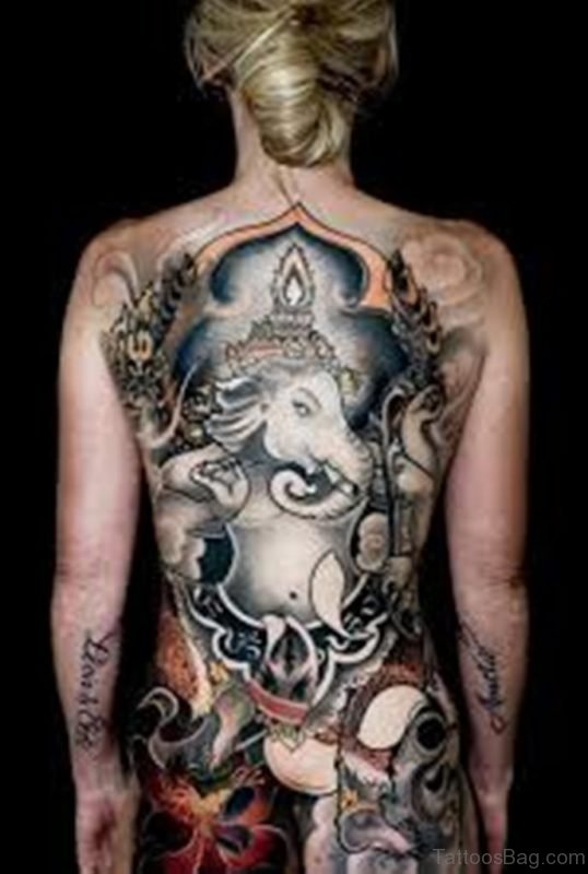 Perfect Ganesha Tattoo 