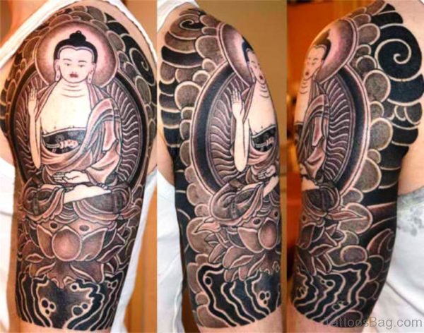 Phenomenal Buddha Tattoo Full Sleeve