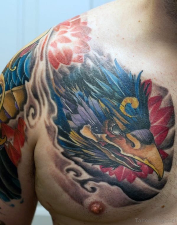 Phoenix Head Tattoo