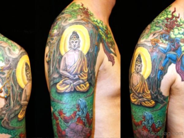 Pic Of Buddha Tattoo
