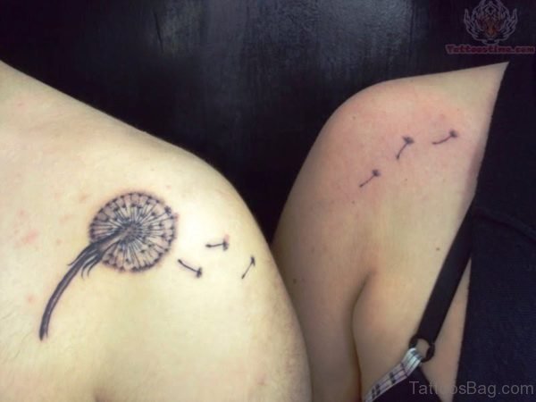 Pic Of Dandelion Tattoo On Shoulder