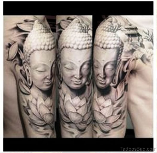 Picture Of Buddha Tattoo Full Sleeve