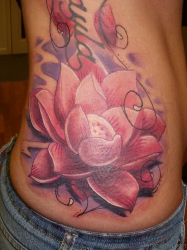 Pink Lotus Tattoo