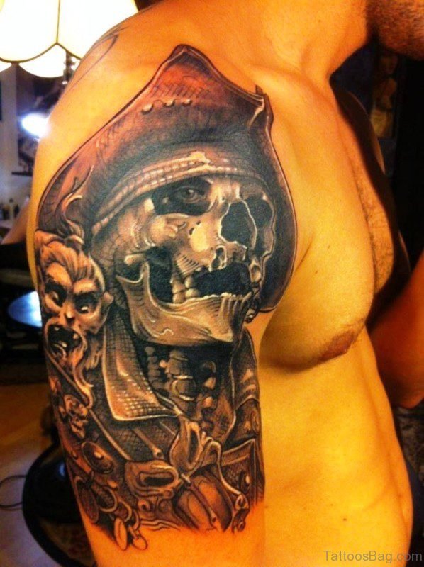 Pirate Skull Tattoo 
