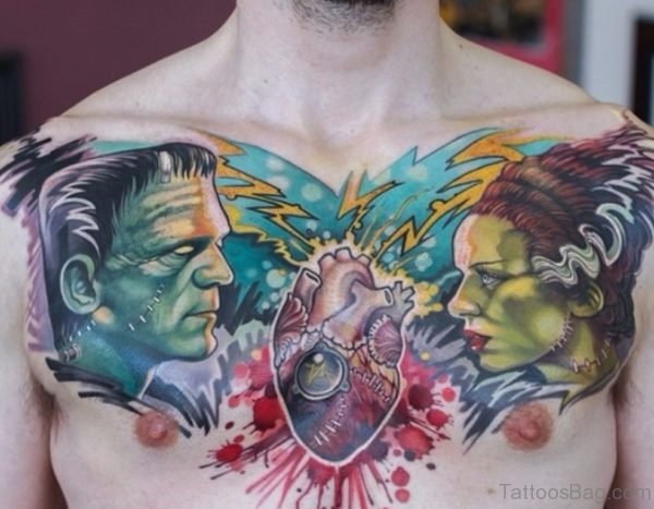 Portrait Heart Tattoo