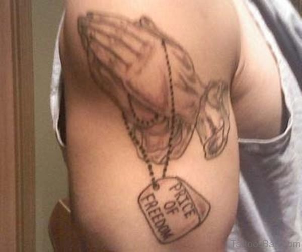 Praying Hands Tattoo Design 
