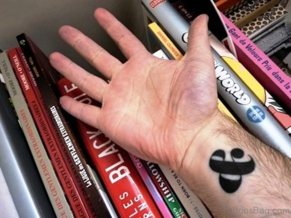 Pretty Ampersand Wrist Tattoo 