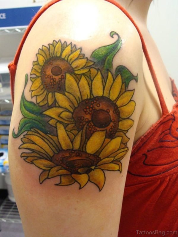 Pretty Sunflowers Tattoo