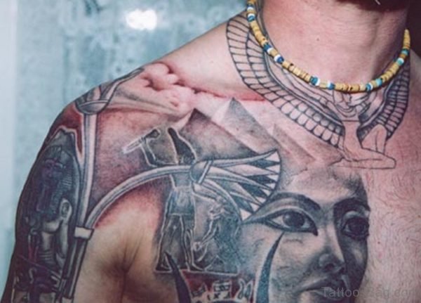 Pyramid And Aztec Tattoo