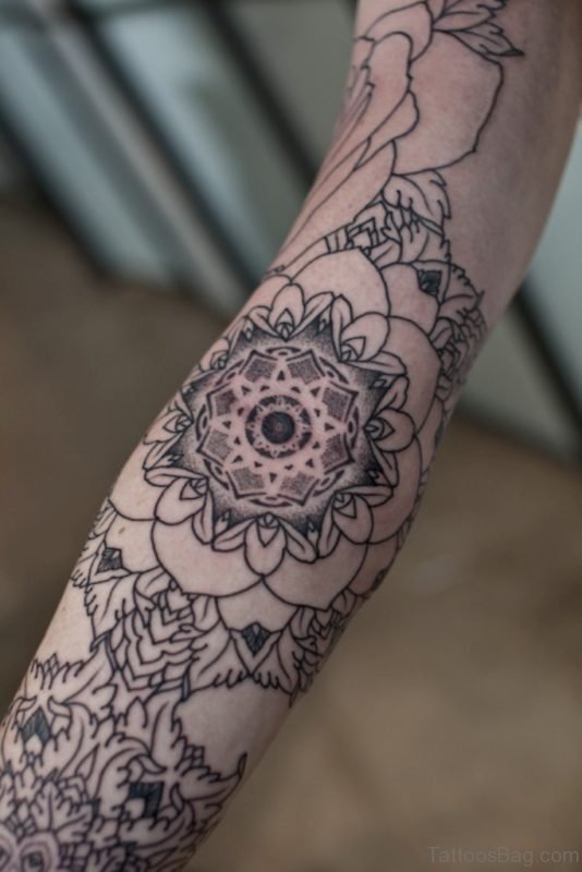 Ravishing Mandala Tattoo On Arm