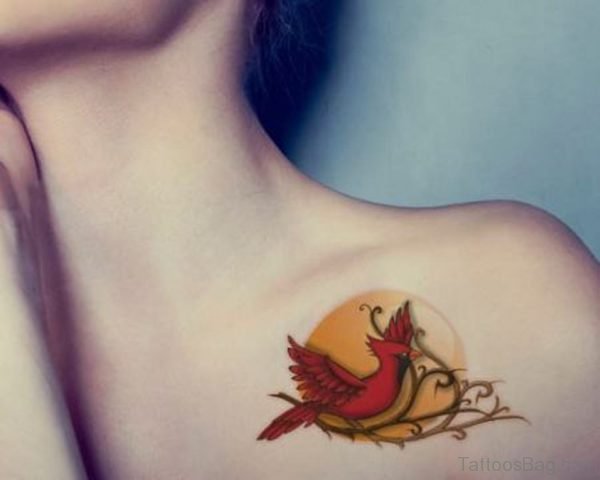 Red Bird Tattoo 