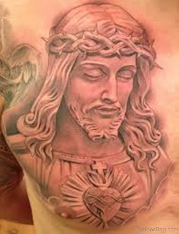Religious Jesus Angel Tattoo