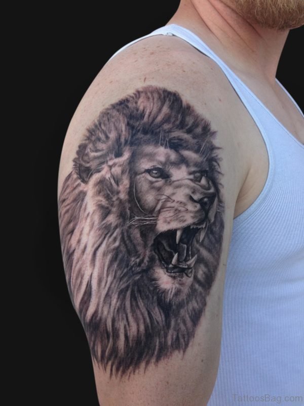 Roaring Lion Tattoo 
