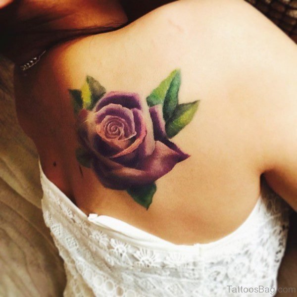 Rose Shoulder Blade Tattoo