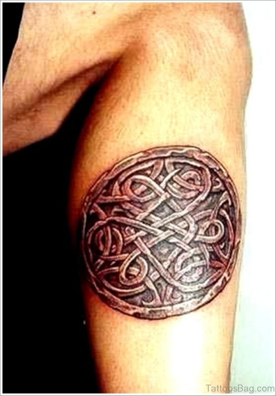 Round Celtic Tattoo Design