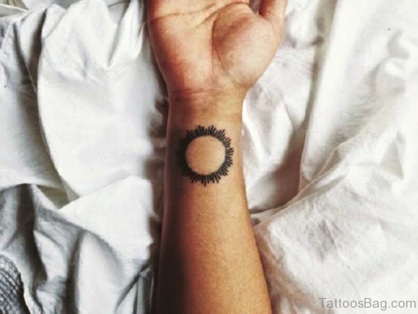 Simple Sun Tattoo 
