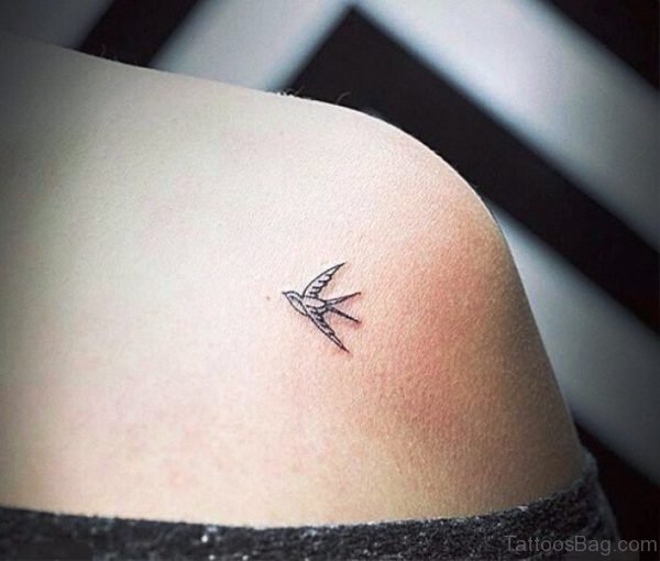 Single Bird Tattoo