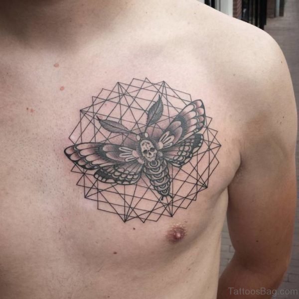 Skull Butterfly Mandala Tattoo