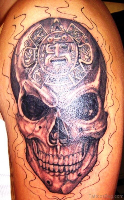 Skull Design Tattoo