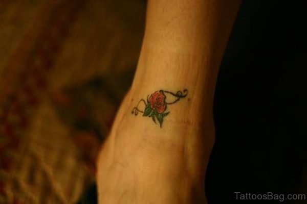 Small Rose Tattoo Design
