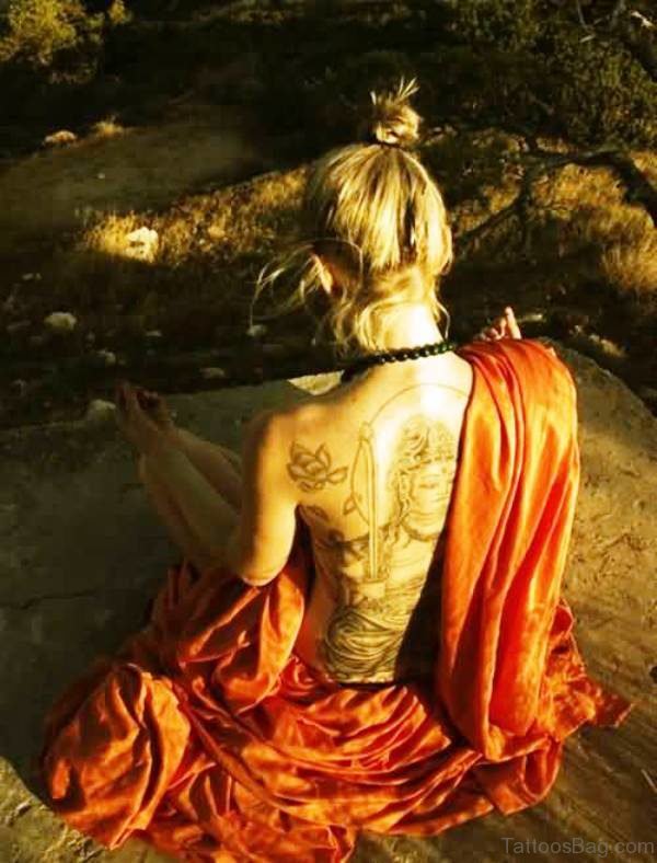 Spiritual Buddha Tattoo Design