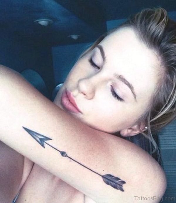 Splendid Arrow Tattoo On Arm