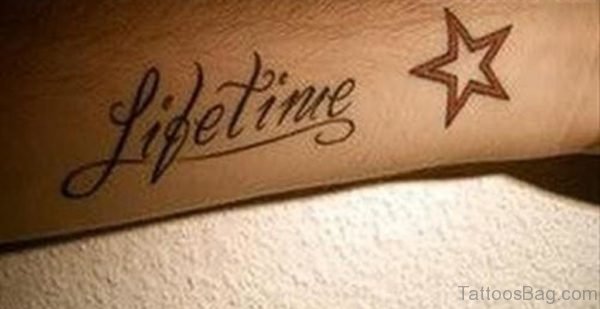 Star And Lifeline Tattoo