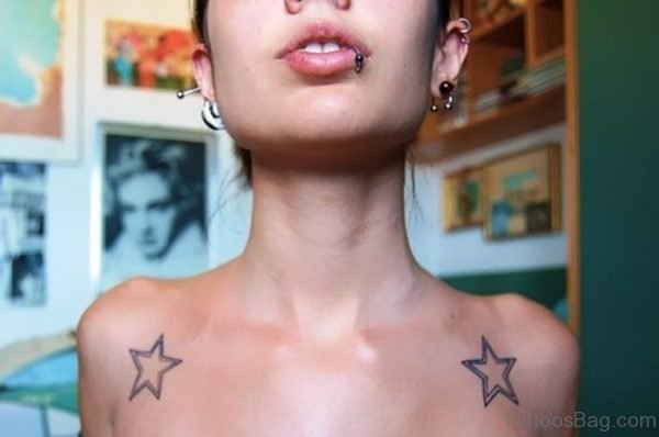 Star Tattoo On Shoulder