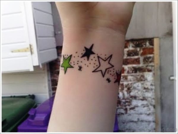 Stars Wrist Tattoo