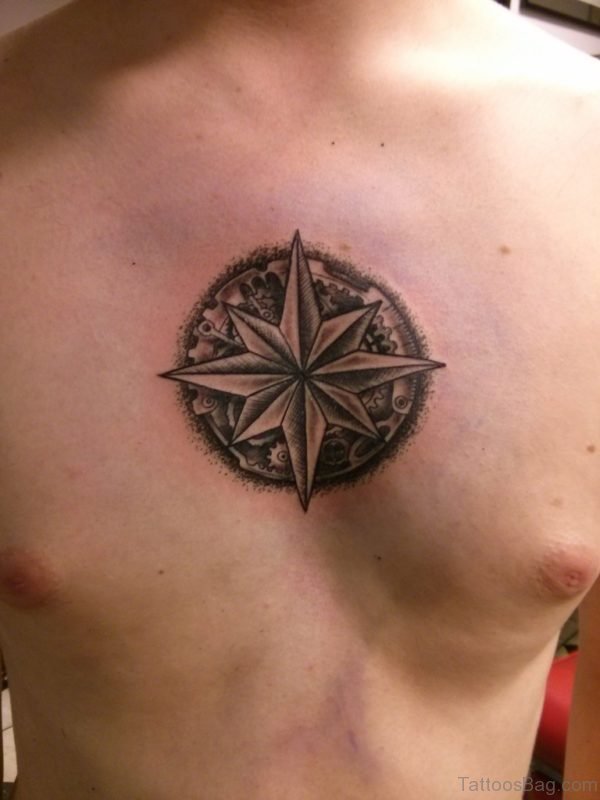 Steampunk Compass Tattoo
