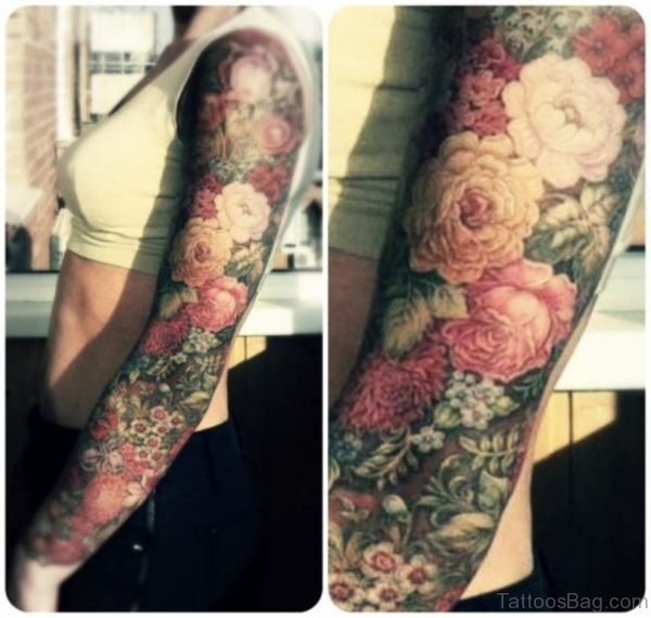 Stunning Flowers Tattoo