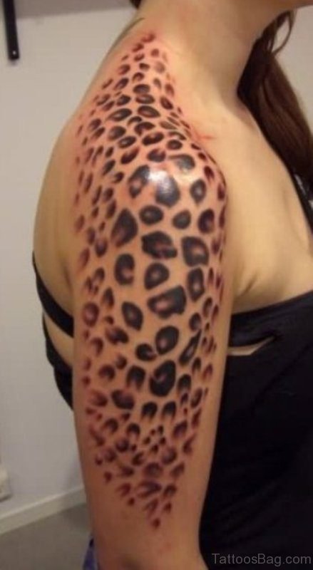 Stunning Leopard Print Tattoo