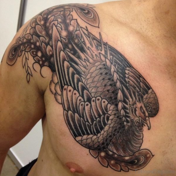 Stunning Phoenix Dsigner Tattoo