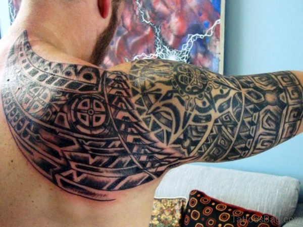 Stylish Aztec Tattoo Design 