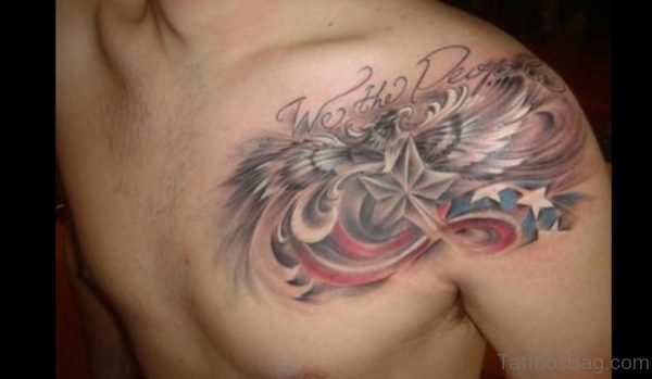 Stylish Chest Tattoo