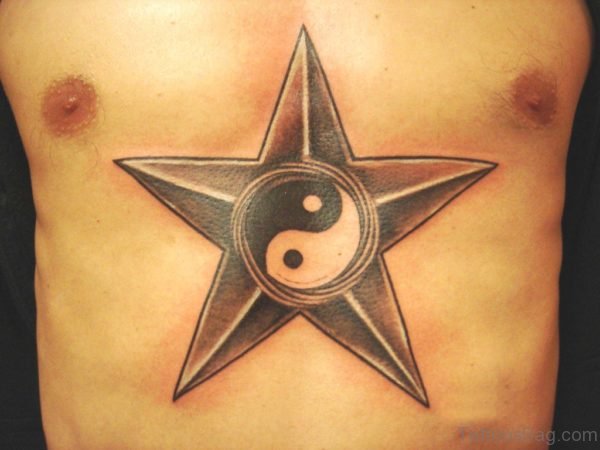 Stylish Nautical Star Tattoo