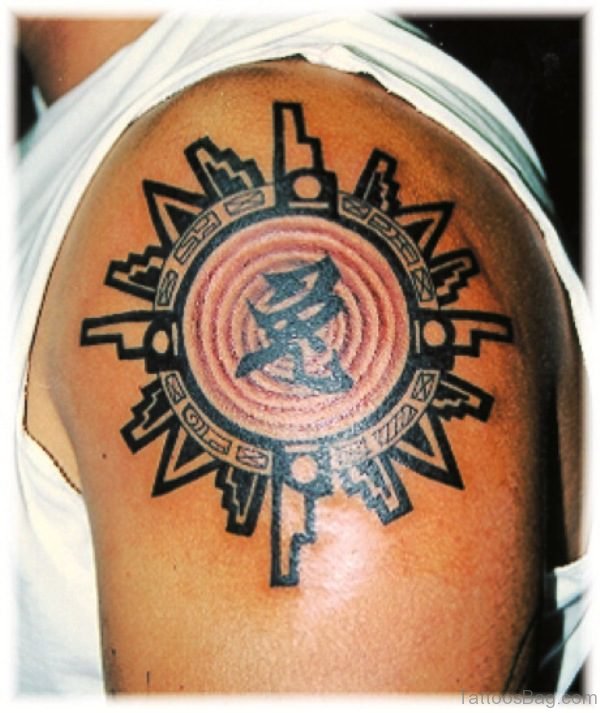 Sun Aztec Tattoo 