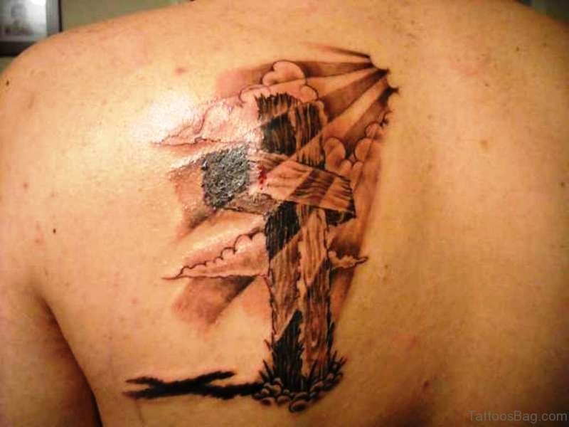 53 Awesome Cross Tattoos On Shoulder
