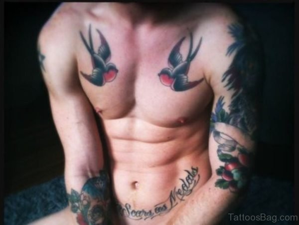 Swallow Pair Tattoo