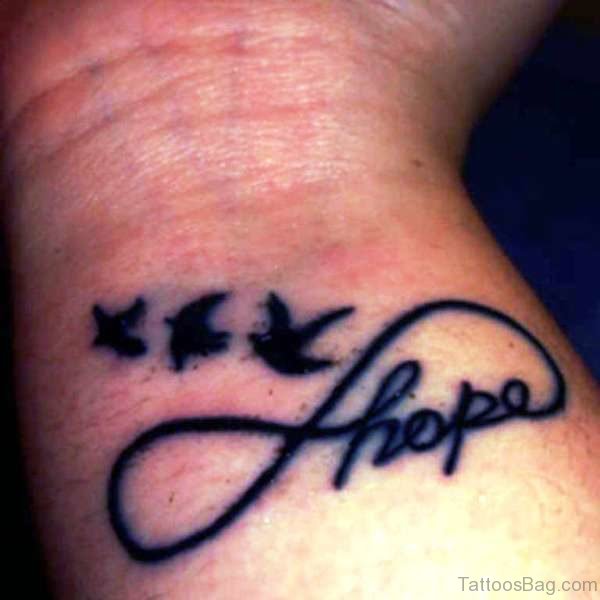 Sweet Hope Tattoo On Wrist